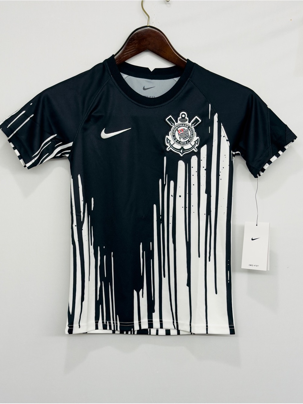 S.C. Corinthians Kids Nike Dri-FIT Pre-Match Soccer Top Mens Youth Small New !